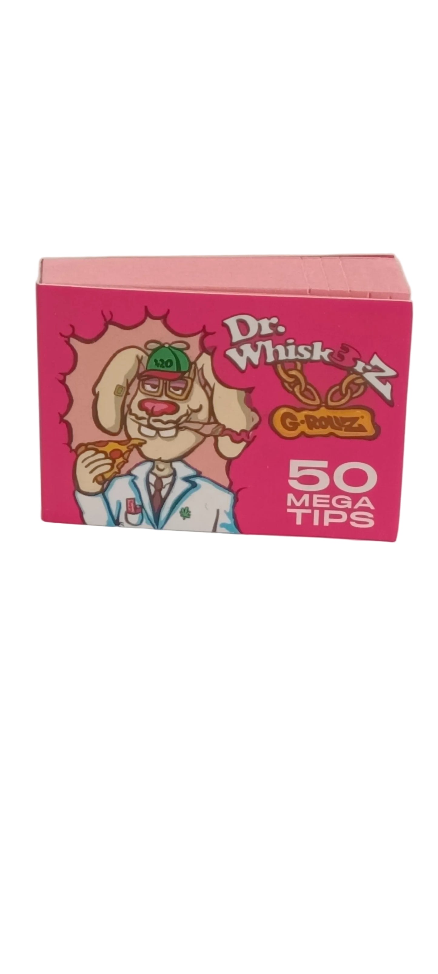 G-Rollz Dr. Whiskerz Pink Mega Tips 4x5.5cm 50 Tips