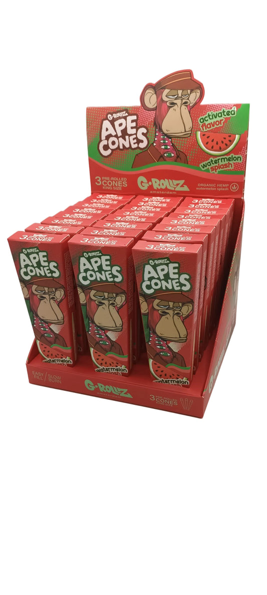 G-Rollz Ape Cones Watermelon Splash - 3 Pop Cones