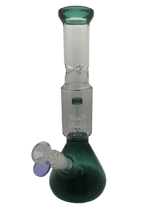 Head Happy Matrix Percolator Beaker Glass Waterpipe 29cm
