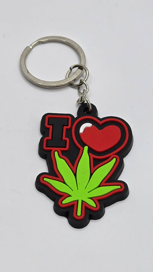 Keyrings - I Love Weed