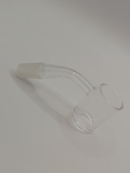 Head Happy Bottom Logo Beveled edge 25mm 14mm Male 45 Degree -  Quartz Banger -