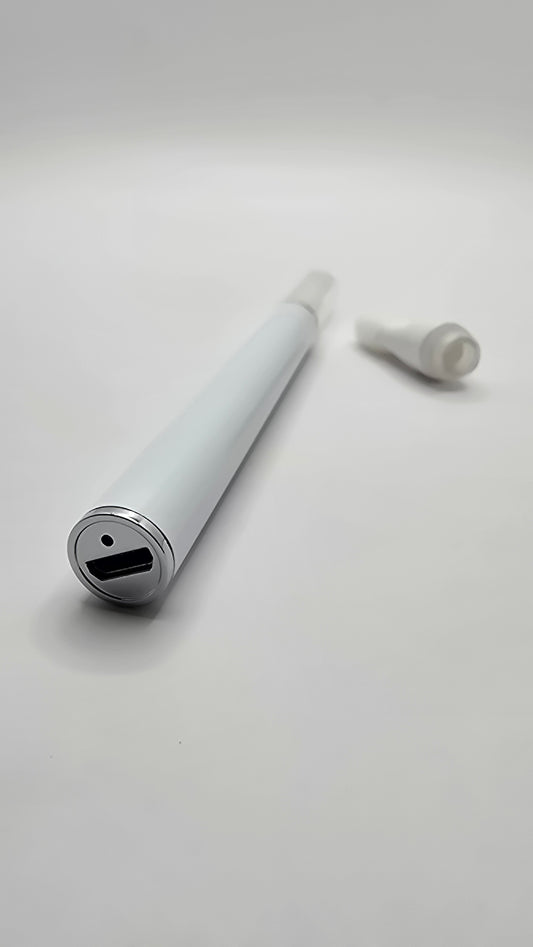 Empty Ceramic Disposable Vape Pen 1ml - White