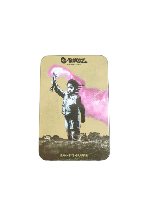 G-Rollz Banksys Graffiti Large Storage Box 13.5x8.5x3 cm
