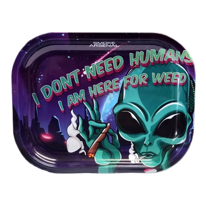 Smoke Arsenal Rolling Tray - SMALL (18cm x 14cm)