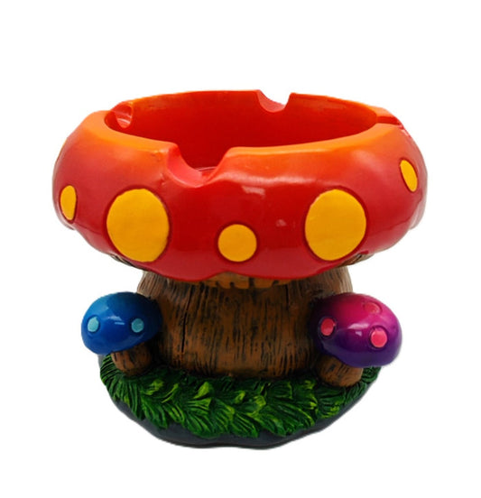 Wise Skies Mushroom Ashtray - Red