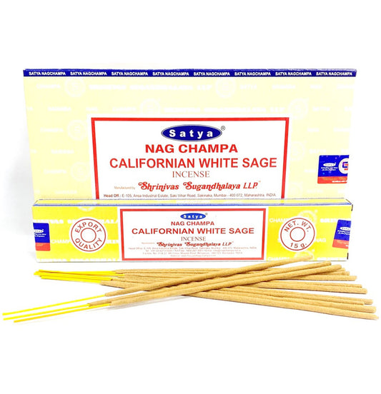 Satya Incense Sticks - Nag Champa Californian White Sage