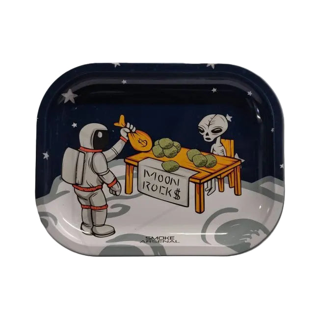 Smoke Arsenal Rolling Tray - SMALL (18cm x 14cm)