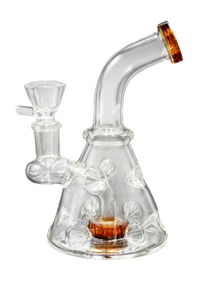Basil Bush Glass Mini 15cm Percolator Bong (14mm)