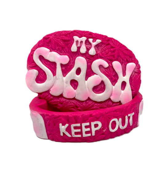 Wise Skies My Stash Ashtray-Pink