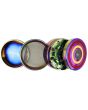 4-Part Metal  Rainbow Rasta Design