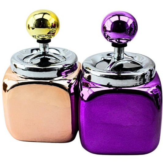 Spinning Ashtray Metal - Assorted Colours