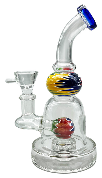 Basil Bush Glass Mini 17cm Percolator Bong (14mm) 220gm